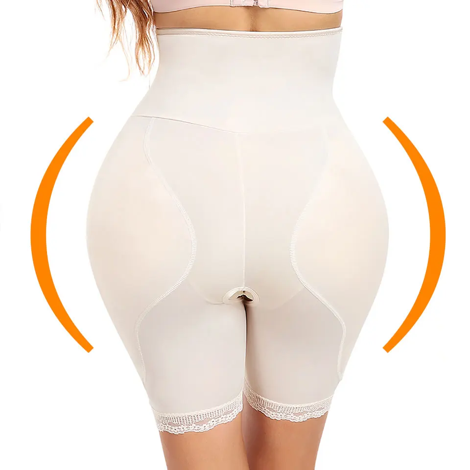 

Hip Enhancer Shapewear Butt Lifter Thicker Pads Lace Padded Panties Body Shaper Tummy Control Waist Trainer Shorts Fake Ass