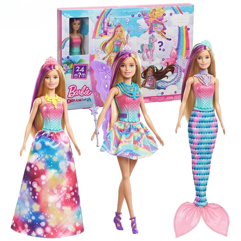 Genuine Barbie Doll Fairytale Fashion Toys for Girls Gifts Accessories Baby Toy Dolls Barbie Clothes for Doll Princess Dress
