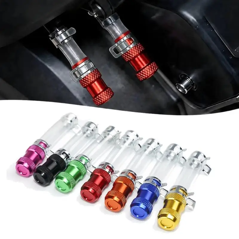 1Pcs Drain Tube Head Aluminum Alloy Head Silicone Tube Air Filter Emission Air Filter Drain Pipe End Cap Motorcycle Air Filter