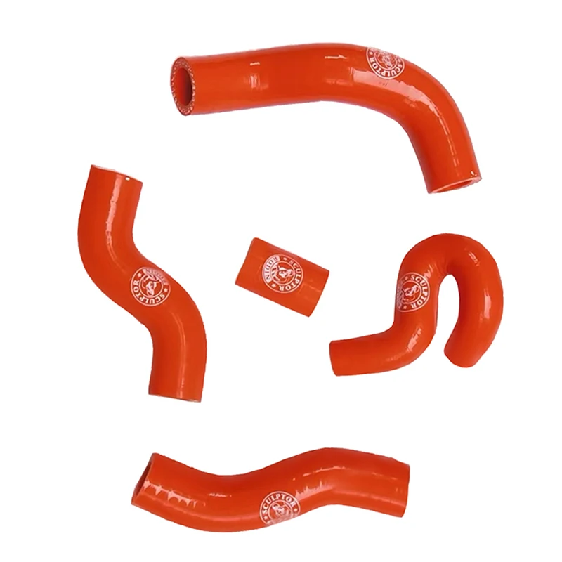 For KTM 450 500 XCW 450 2012-2016 2013 2014 2015 Silicone Radiator Coolant Hose Pipe Kit