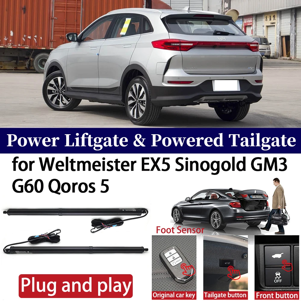 

for Weltmeister EX5 Sinogold GM3 G60 Qoros 5 Car Electric Tailgate Kit Automatic Boot Lift Power Liftgate System Plug&Play