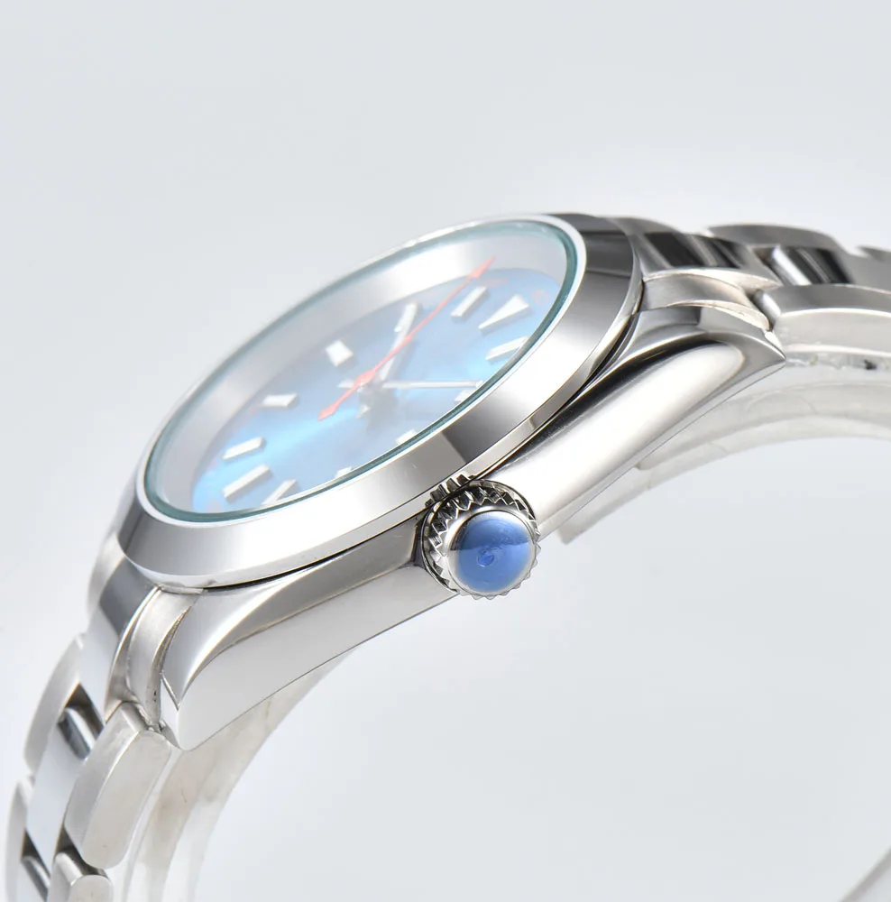 41mm Watch NH35 Watch Japan Original Automatic Mechanical Watch Stainless Steel Sapphire Glass Case Waterproof Watch Custom LOGO