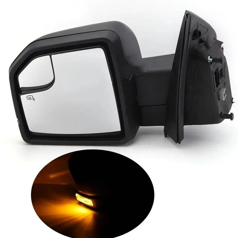 For 15-20 models of Ford F150 heated side door wing rearview mirror glass 6-pin version side mirror assembly