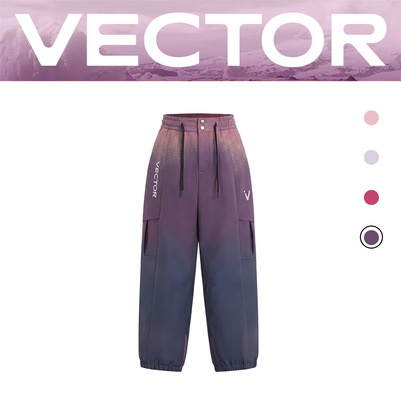 VECTOR Ski-jas voor heren en dames, skibroek, warme, winddichte winteroverall, hoodie, waterdichte kleding voor buitensporten, snowboard, 2026