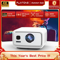 FlixTone D9W Ultra 40000 Lumens Beam Projector 4k 1080P Projector for Movies Auto Android Home Cinema  for Outdoor Meeting Video