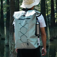 Custom 40L Roll Top Outdoor Sport Trekking Camping Pvc Hiking Backpack 2021 Waterproof Fishing Waterproof Backpack for Men