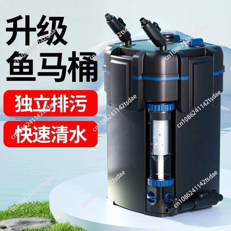 

Ultra Quiet External 3-in-1 Aquarium Canister Filter, Water Circulation Purifier