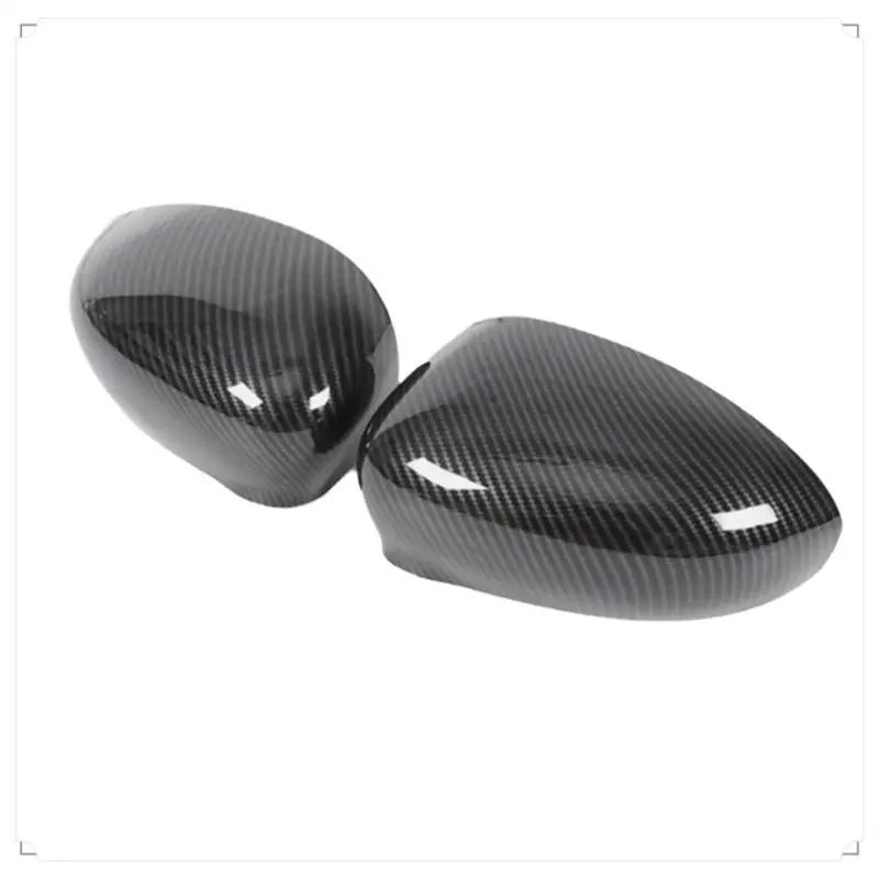

Car Rear View Mirror Housing Side Mirror Cover Carbon Fiber Trim Housing For Fiat 500 2007-2019