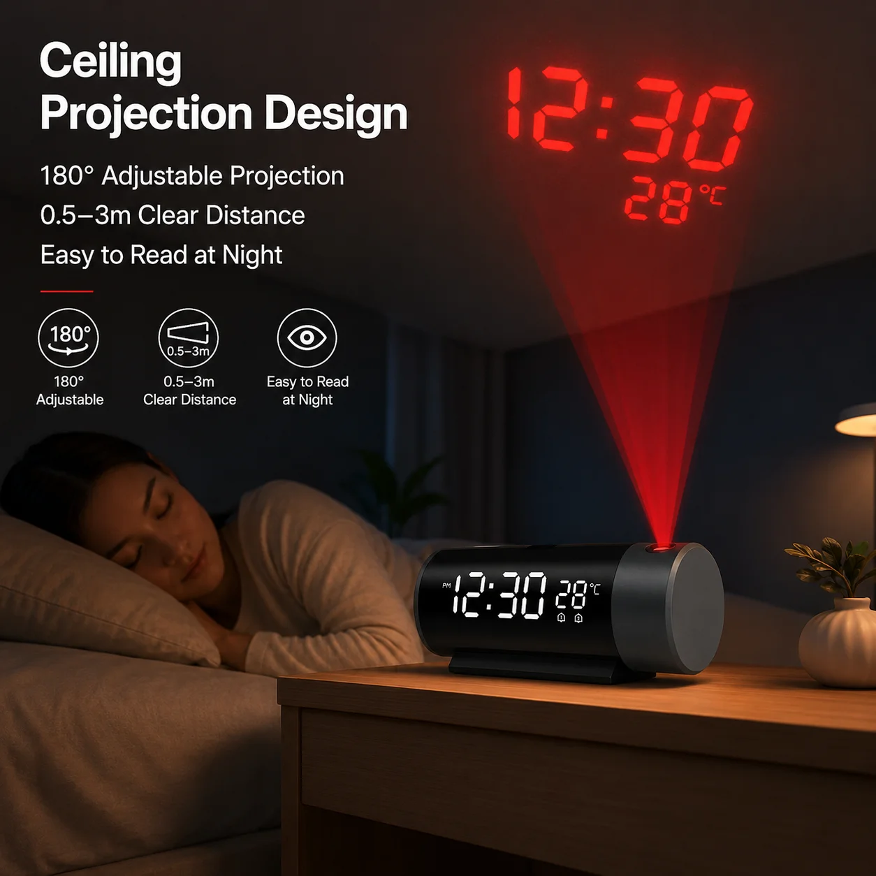 Thumbnail 2 - #10 Trending LED Bedside Alarm Clocks Right Now
