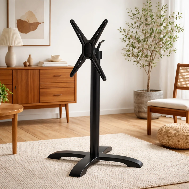 

‌ Складные черно-белые ножки для уличного стола, алюминиевое основание с блокировкой, регулируемая подставка, портативные, для ресторана, патио