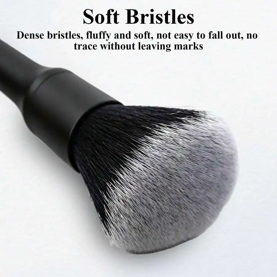 

2 Pcs Soft Bristle Detailing Brushes 22.5cm For Car Interior Keyboard Furniture Scratch-Free