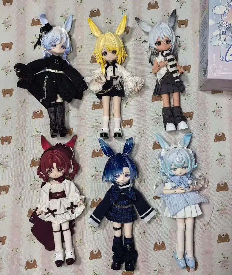 Stock Baonini Rabbit Weather Star Language Sammelfigur der dritten Generation, trendige Blind Box-Puppen, weibliche Version, 12 Punkte