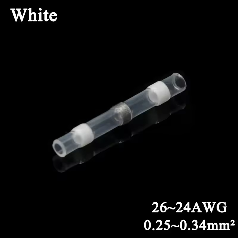 10 ~ 500pcs Solder Seal  Wire Connectors Kit Heat Shrink Butt Crimp Terminals Waterproof Electrical Cable Splice Connector - Image 15