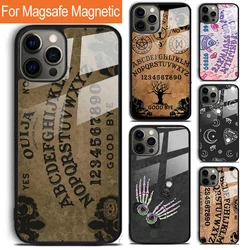 Girly Pastel Witch Goth Ouija Phone Case For iPhone 17 Air 15 16 14 12 Pro Max Plus Magsafe Magnetic Wireless Charging Cover