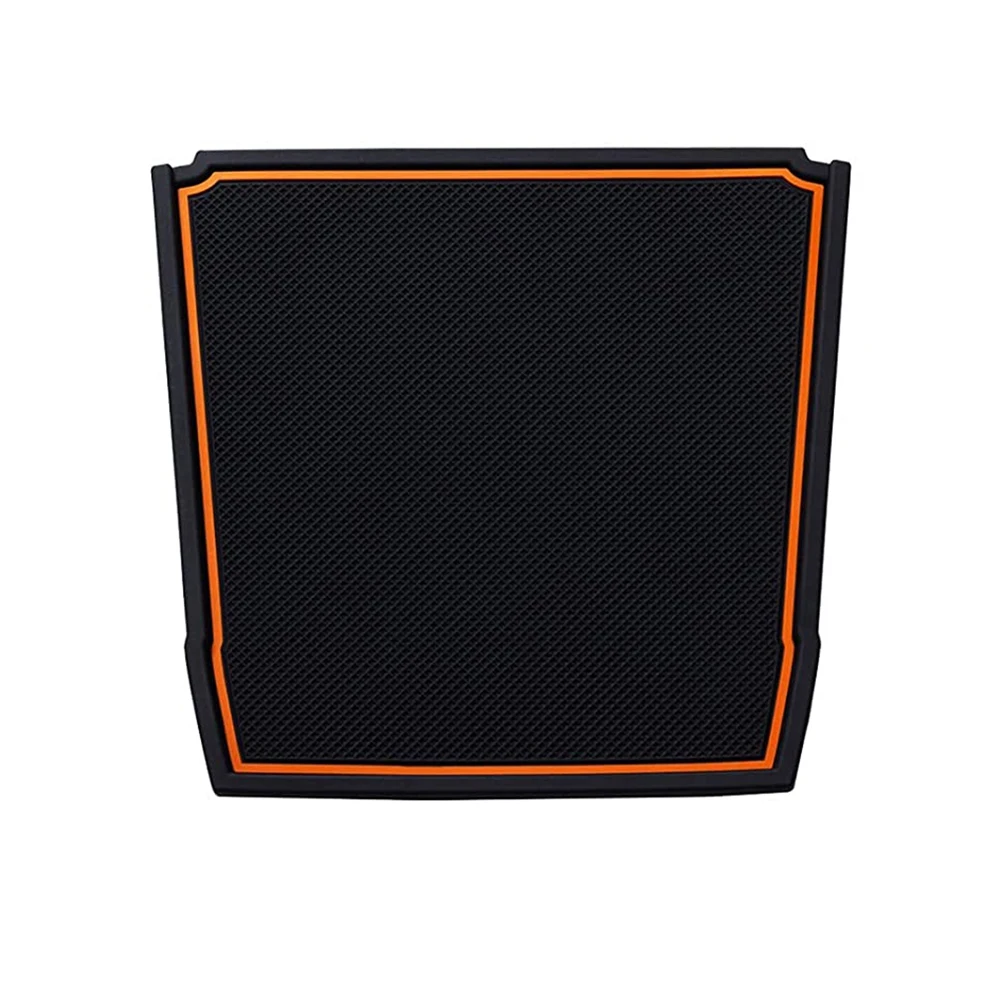 Dashboard Mats for Subaru- Crosstrek/Impreza 2018-2022 Forester 2019-2022 Accessories Center Console Liner Mats (Orange)