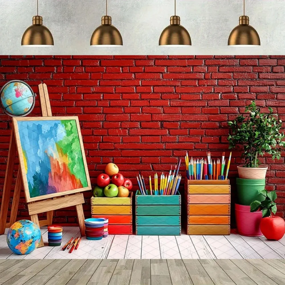 Graffiti Drawing Board, Brick Wall Painting, Photography Background, Children's Birthday Party Decoration, Photography Backdrop