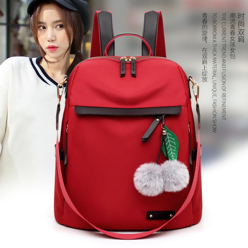 High Quality and Fashionable Women's Backpack 2024Oxford Cloth Waterproof and Minimalist Designer Lightweight Backpack for Women