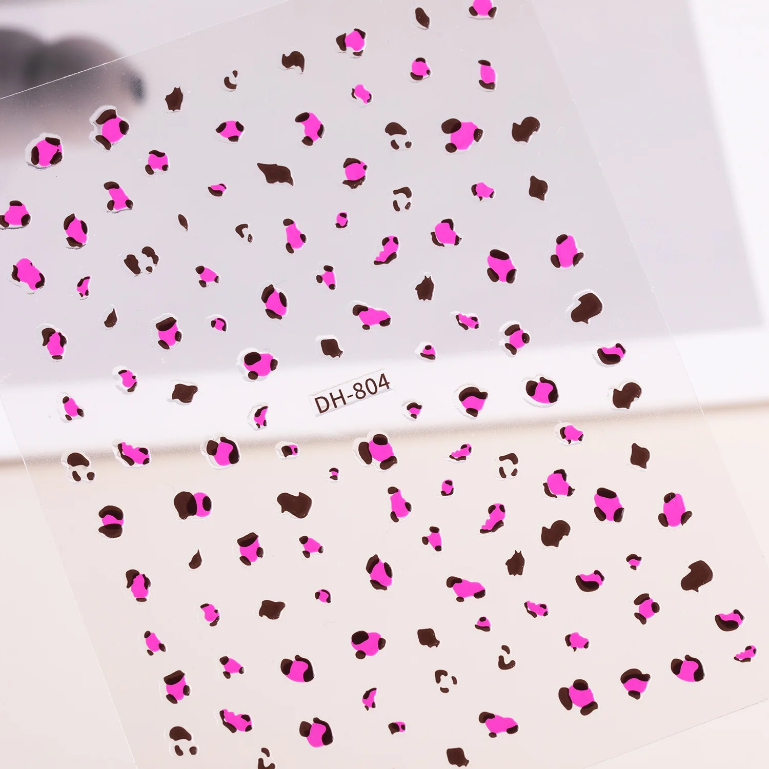 Autocollants pour ongles imprimés léopard, 3 pièces, autocollants 5D auto-adhésifs pour ongles, nœud léopard, décalcomanies françaises pour Nail Art