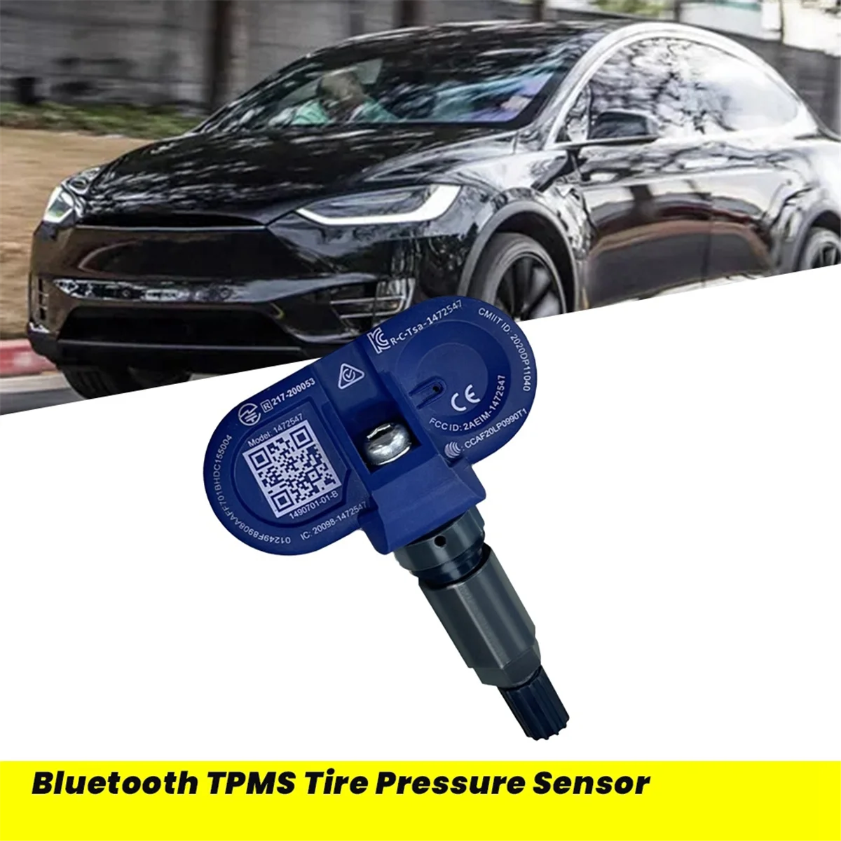 Car Bluetooth TPMS Tire Pressure Sensor 1490701-01-B for Tesla Model 3 Y X S 2020-2024 TPMS Sensor Monitor 1490750-00-A