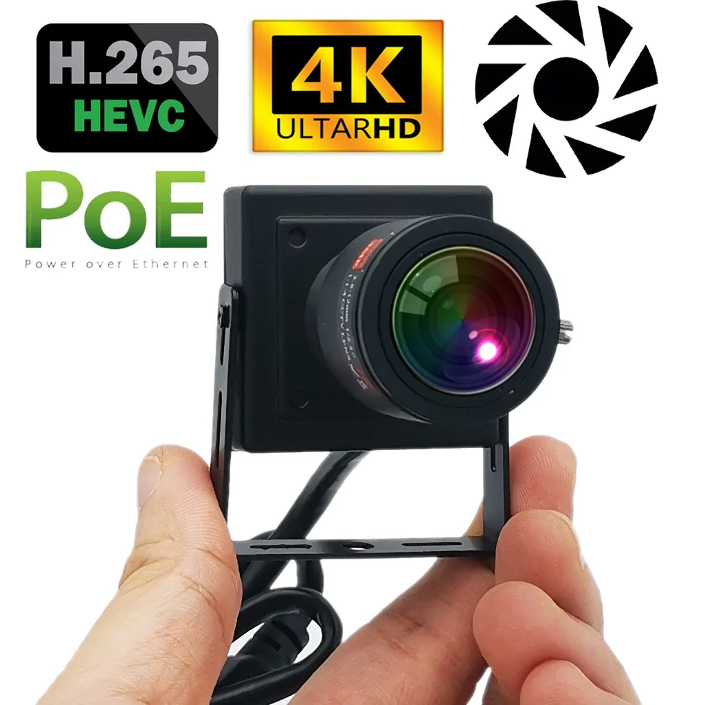 

H.265 POE HD 8MP 2.8-12mm Manual Zoom Indoor IP Camera 2160P 4K Mini Security ON VIF P2P CCTV Cam Video Surveillance System