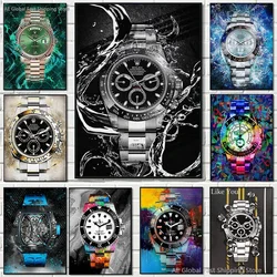 2024 Popular Nordic Style Poster Print Living Room Home Decoration Picture Modern Clock Abstract Graffiti Art HD Canvas Painting