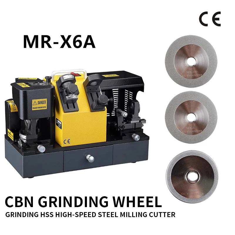 

MR-X6A Milling cutter grinder Durable End Mill Sharpener 4-20mm, Can Grind Normal and Spiral End Mills