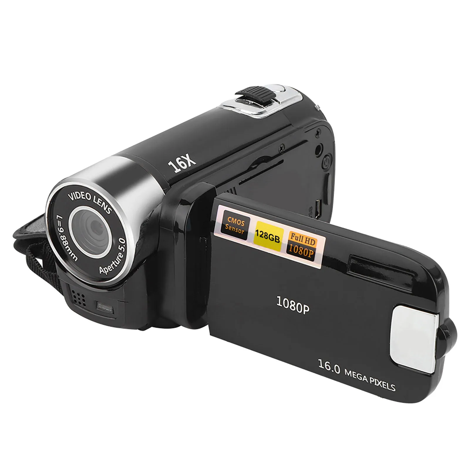 DV Camcorder 16X Digital Zoom DH-90 Vlogging Camera 2.4 Inch High Definition Camcorder for Kids Photography Teenagers Student 6