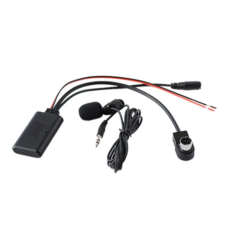 Strict 20X Car Bluetooth AUX Adapter Wireless Audio Phone Call Handsfree Microphone For Alpine KCA-121B AI-NET CDA-9857