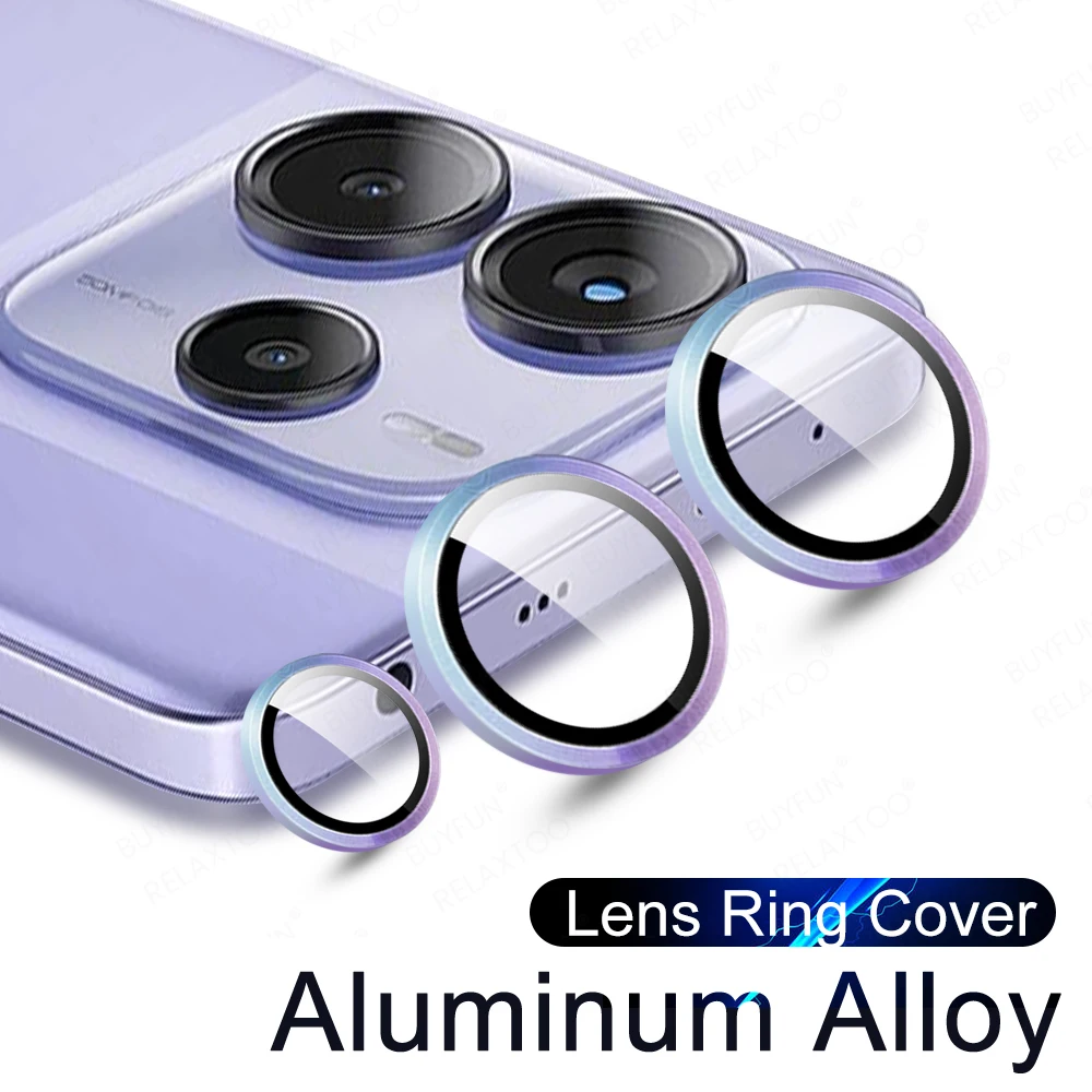 Aluminium Alloy Eagle Eye Lens Ring Cover For Xiaomi Redmi Note 14 Pro 5G Case Rredmy Note14 4G 14pro Note14pro Glass Protector