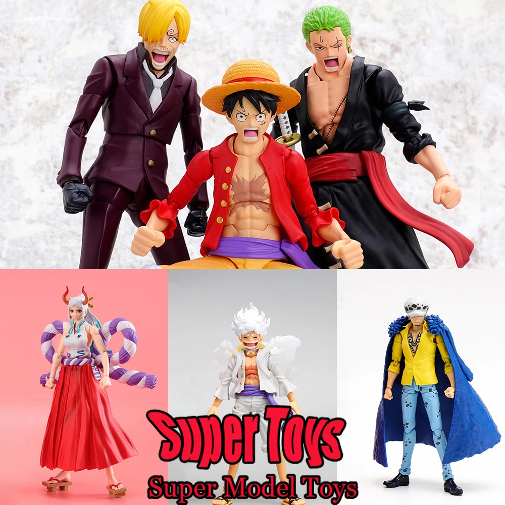 

1/12 Scale Soldier ONE PIECE Monkey D. Luffy Nami Roronoa Zoro Full Set 6-inches SHF Action Figure Model Doll Collection