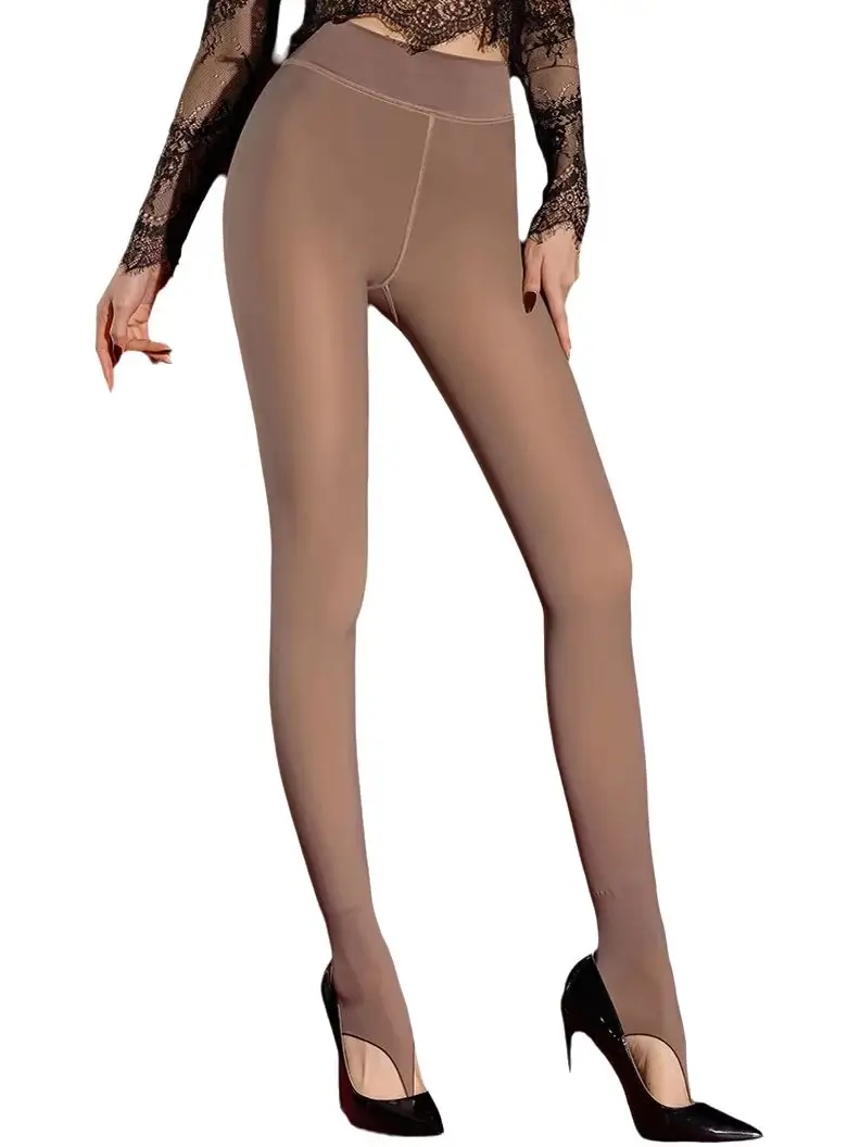 100G 200G 300G Autumn Winter Leggings Tights Elastic Fitness Legging False Transparent Stocking Pantalon Capris Trousers Collant