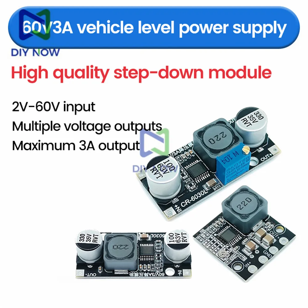 DC-DC DC Adjustable Buck Power Module Regulator 3A 12/24 to 12/5/3.3V Super LM2596S Boost Module