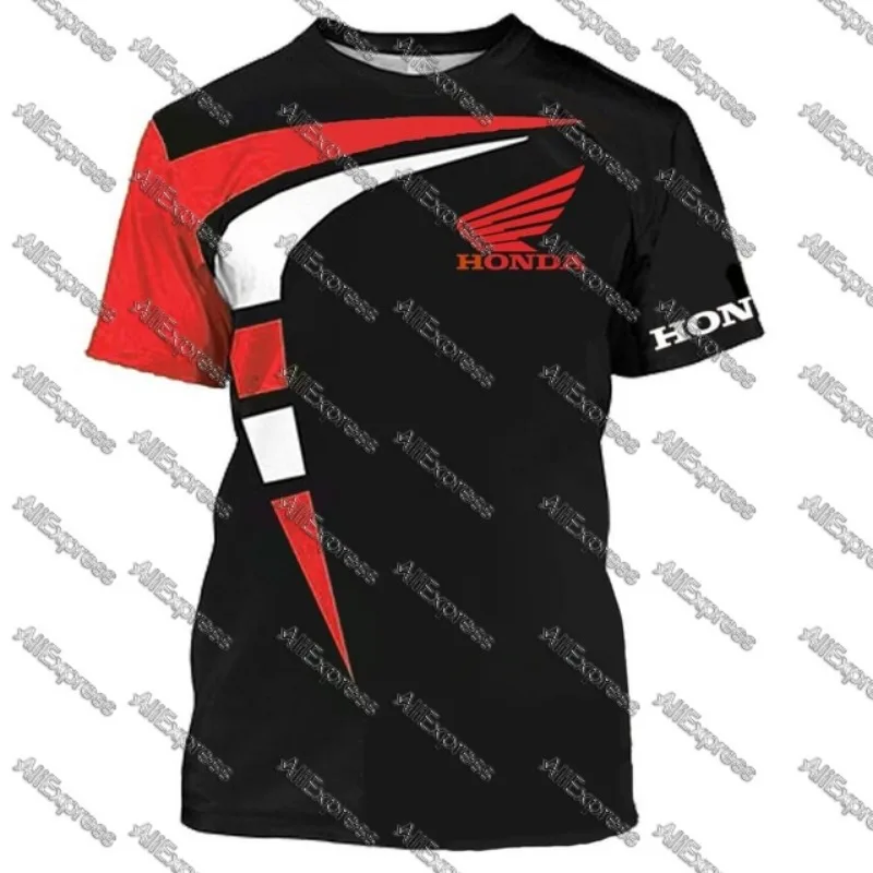 

2025 HonDa Quick Dry Breathable T-Shirt Men's And Women's Motorcycle Racing Short Sleeve Leisure Outdoor Sports Cycling Top