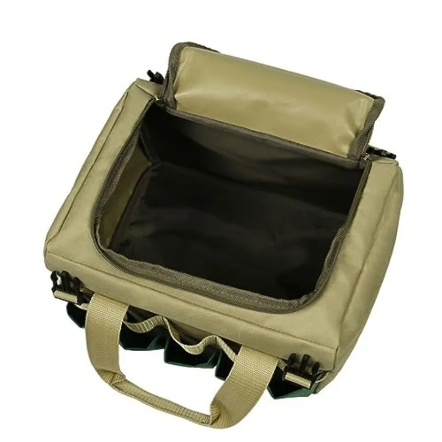 Klappbarer Gartenhocker mit abnehmbarer Aufbewahrungstasche, tragbarer Klappstuhlsitz mit Werkzeug-Set, Organizer, ideal zum Angeln