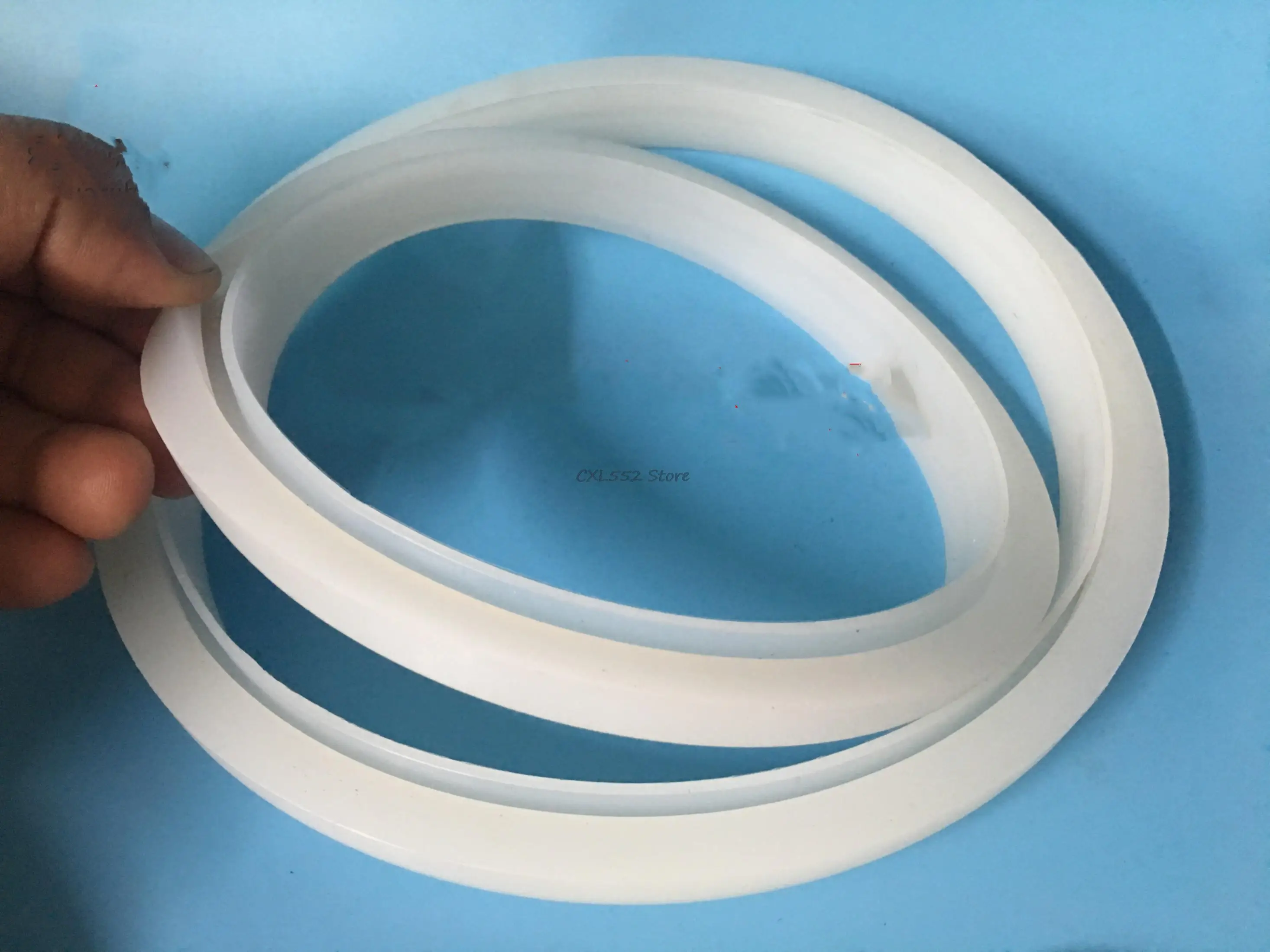 1Pc DN150 DN200 DN250 DN300 DN350 DN400 DN430 450 500 600 700 800 Sanitary Silicone Sealing RingGasket Washer for barrel Jar Can