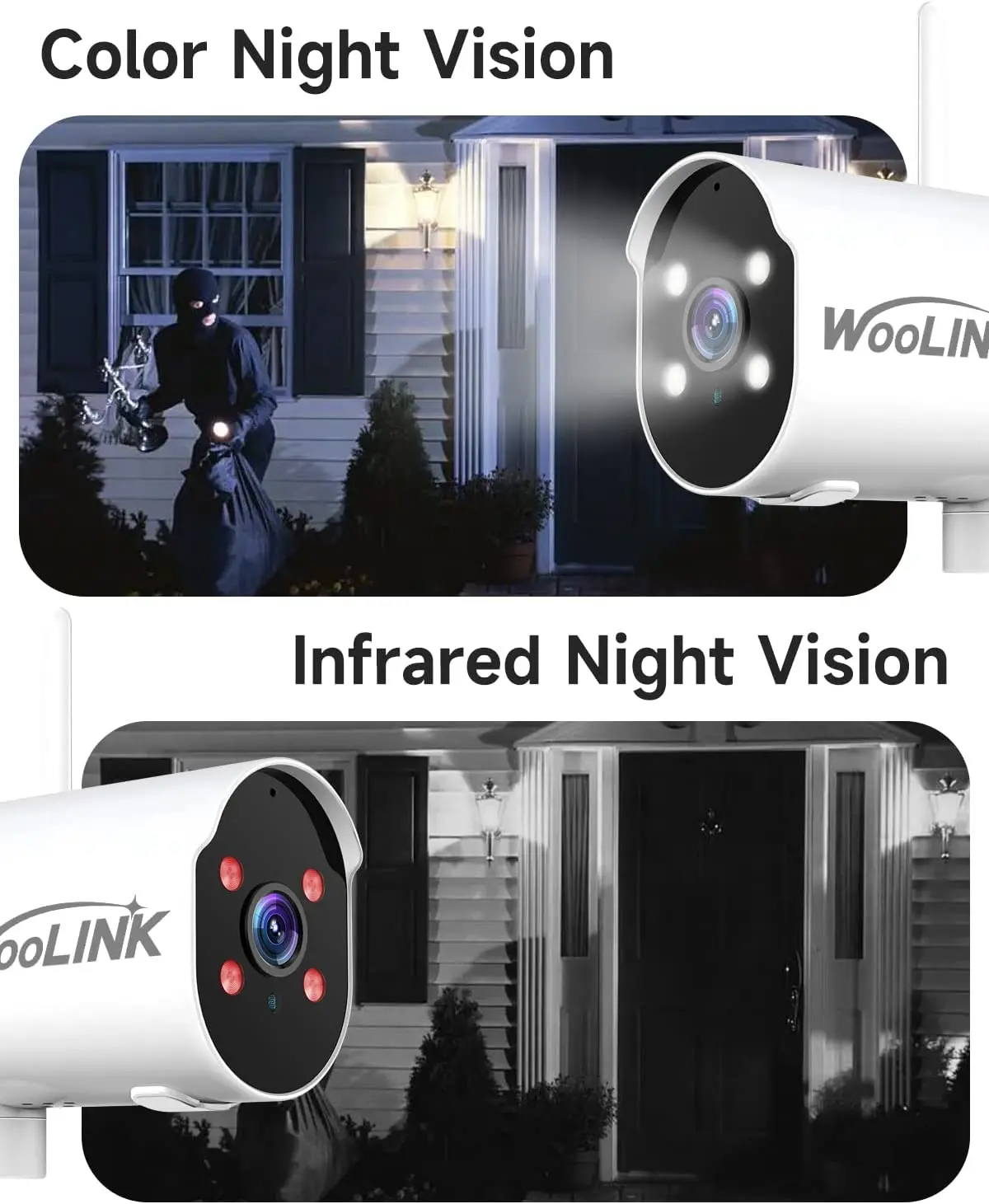 WiFi IP Camera PTZ Outdoor Home 2K Wireless Security Camera 1620P Full Night Vision Home Protection Audio Video Camera