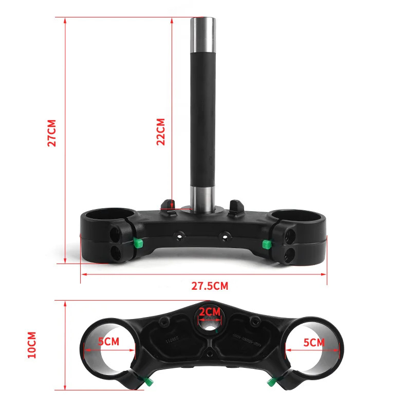 Para CFMOTO 450MT placa de conexión inferior columna de dirección CF Moto 450 MT abrazadera Triple inferior piezas originales de motocicleta