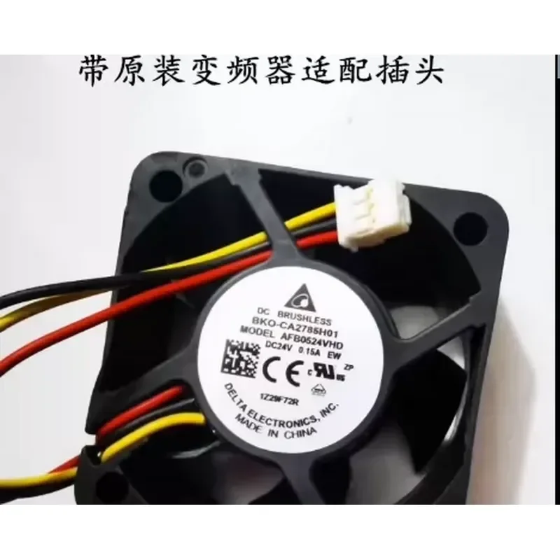for AFB0524VHD BKO-CA2785H01 DC24V 0.15A Three-Wire Original Delta Cooling Fan