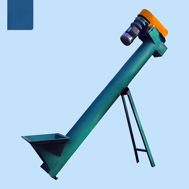 OEM Custom Large Capacity Auger Screw Conveyor Feeder Flexible Helical Spiral Design for Manufacturing Plants China Production