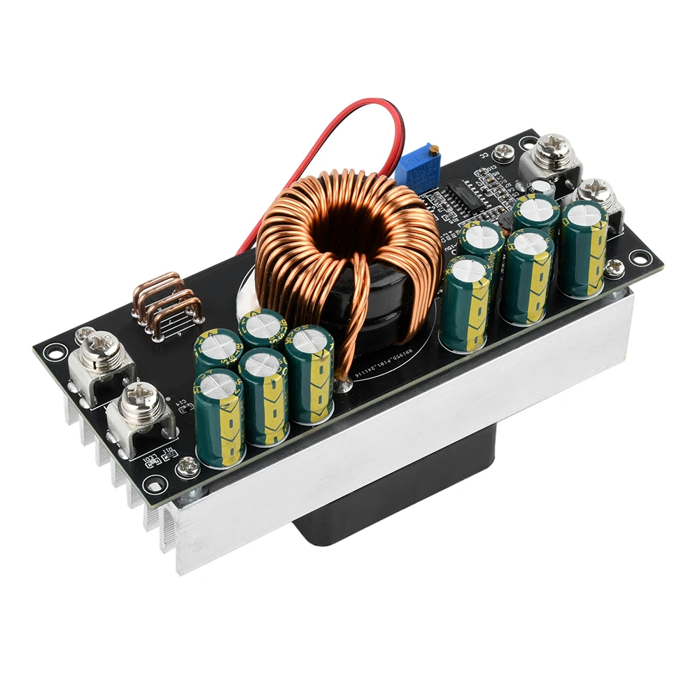 1200W 30A 1500W 50A DC Converter Buck Step-down Power Supply Module IN 15-90V OUT 2.5-72V With Heat Sink