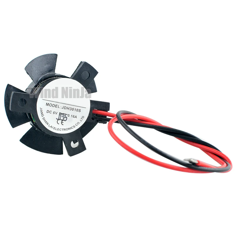 

JDH3010S Diameter 28mm hole spacing 19x19x19mm DC6V 0.10A 10000rpm Cooling fan for car light