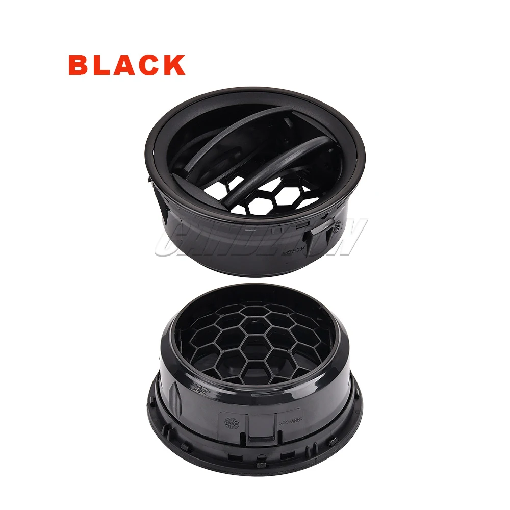 Für VW Amarok Mk1 2012-2016 Neuer Vorderer Armaturenbrett-Luftauslass AC-Gitter Diffusor ABS-Umrandung Schwarz/Silber 2H0819703G Auto-Zubehör – Detail 2