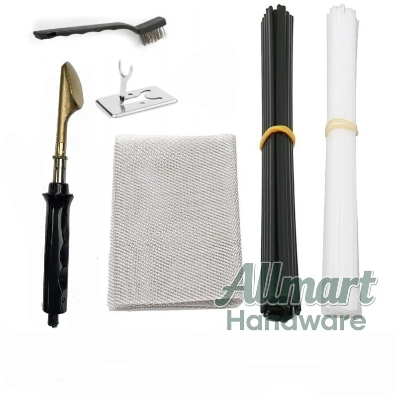 Professional car bumper repair, flat plastic welding rod repair, hole repair, soldering iron welding machine tool view 4