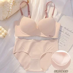 Ropa Interieur Femenina Dessous Set für Frauen koreanischen Stil Push-up-BH und Höschen Set Damen Höschen Unterwäsche Mujer Bra lette