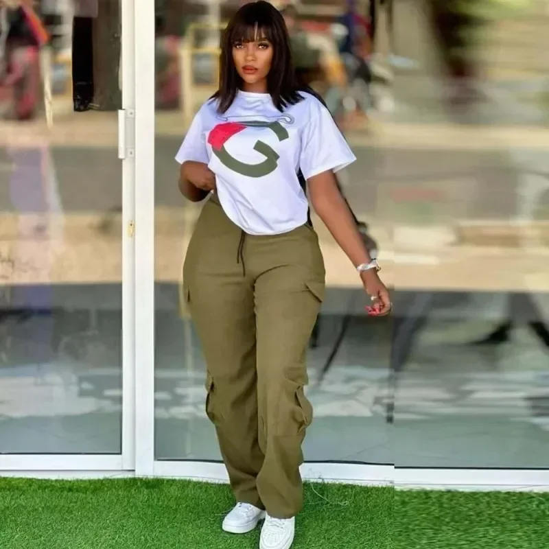 تخصيص مخصص 2 قطعة مجموعات النساء Dashiki الأفريقية الجديدة وصول الصيف الخريف مطابقة مجموعات قطعتين مجموعات أعلى السراويل الدعاوى #3