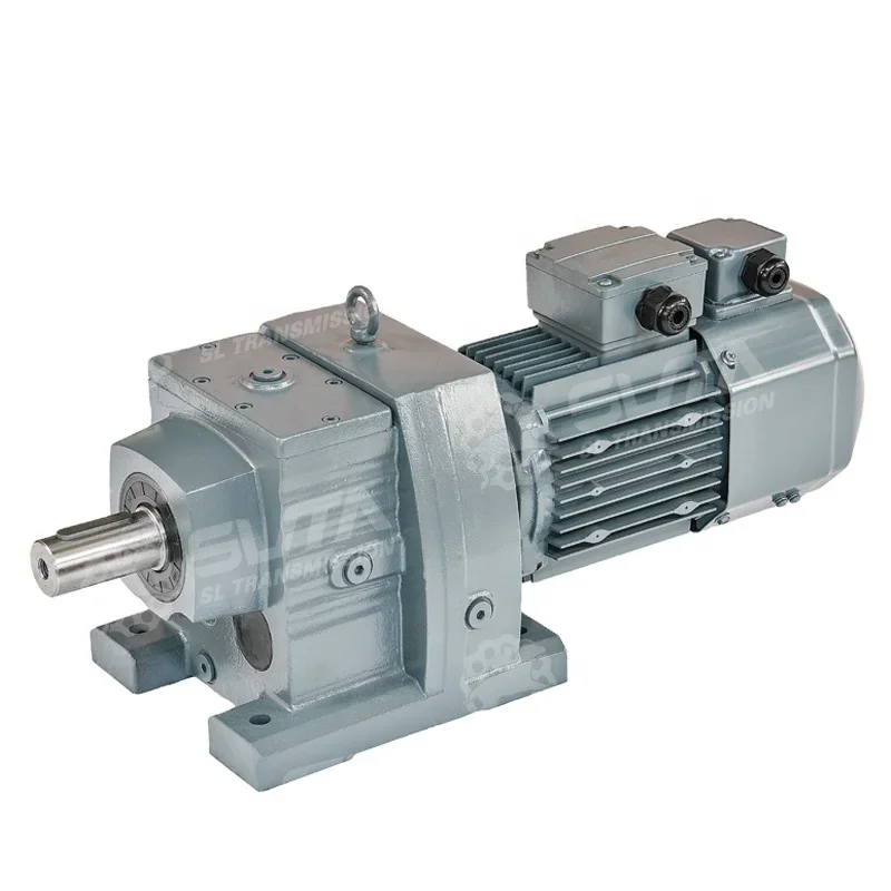 R series 3 stage 2.2kw single helical transmission gearbox reduction motor,helical motor gearbox prices,gearbox manufacturers