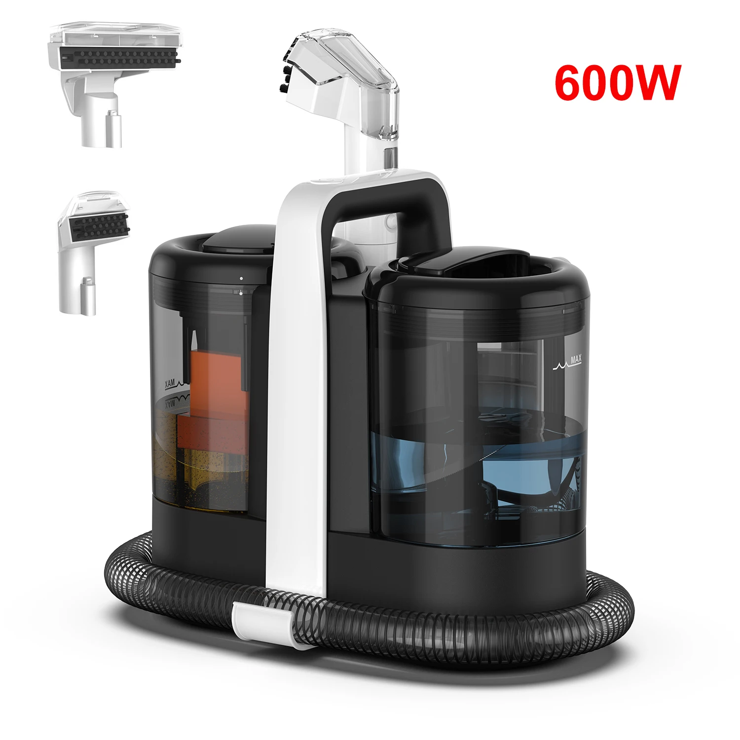 Mamnv Spot Cleaner 600/450W 15/11KPa Handheld Carpet Cleaner for Sofa Curtain Spray Suction Integrated Machine Clean Machine