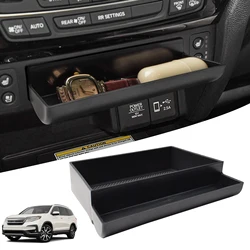 For Honda Pilot 2016-2022/ Ridgeline 2017-2024/ Passport 2019-2024 Center Console Drawer Storage Box Tray Car ABS Accessories