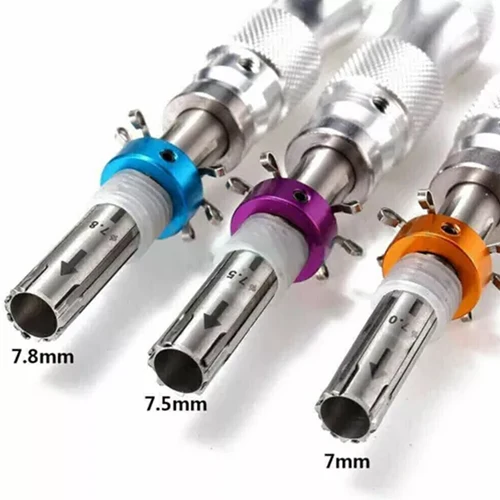 Imagen 2 del producto Juego de Herramientas de bloqueo Tubular avanzado de 3 piezas y 7 pines, herramienta de candado, pic-ik Tubular de acero inoxidable