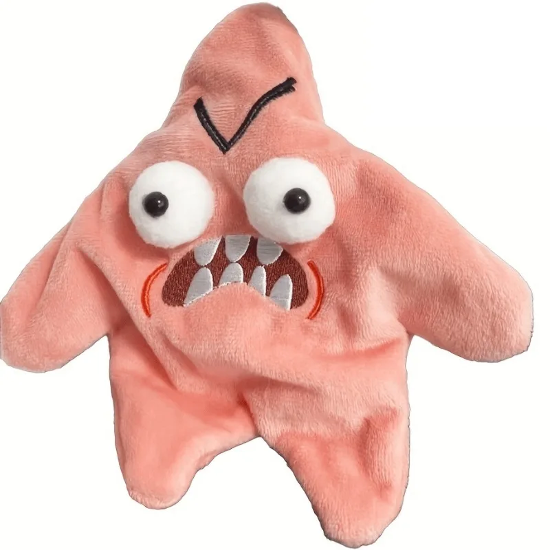 

Angry starfish plush doll fun stress relieving toy cute starfish plush pendant